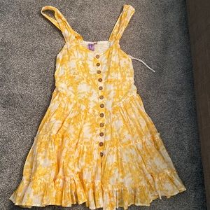 Free People Yellow Sundress